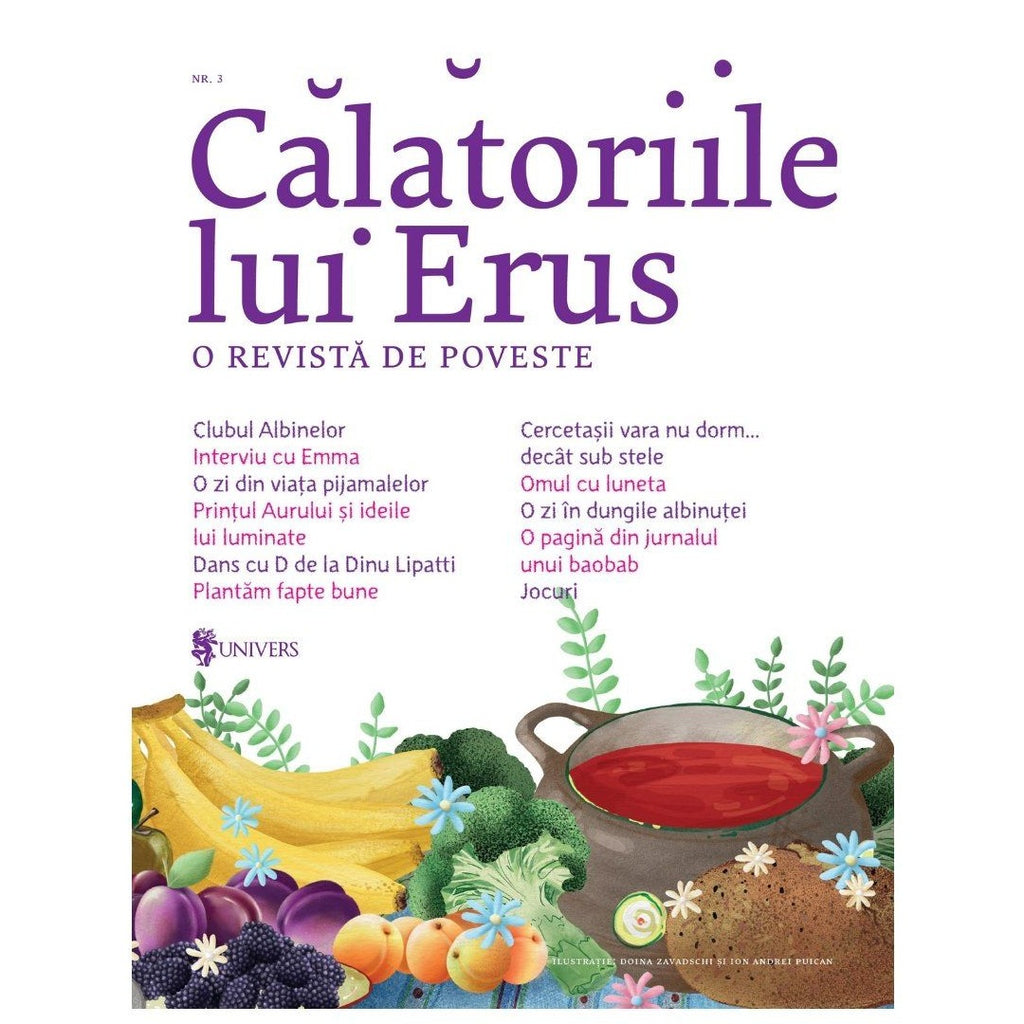 Calatoriile lui Erus - O revista de poveste (nr. 3) - jucarii educative si carti educative Pupo